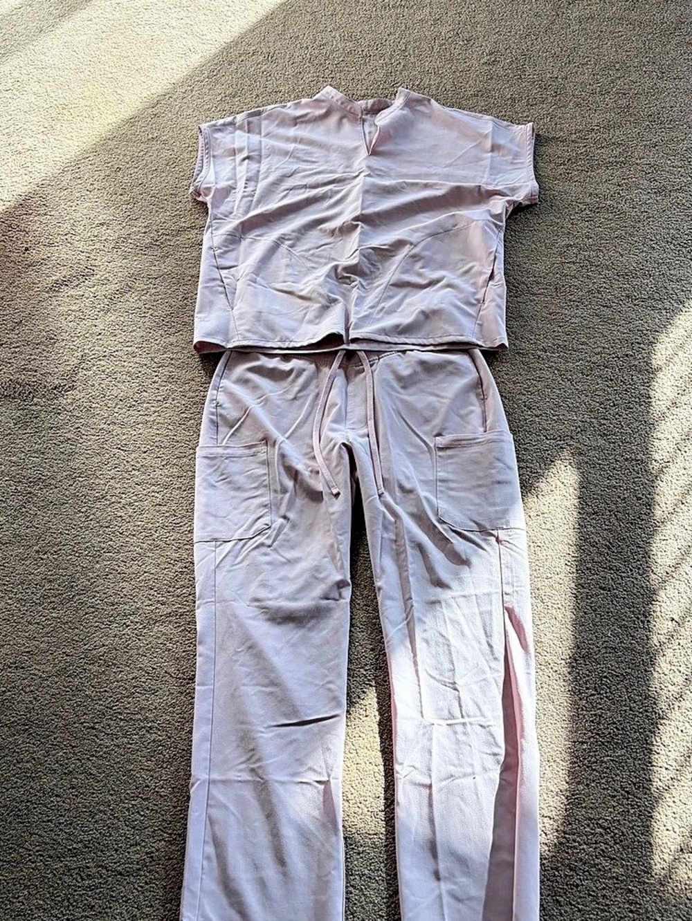 Mandala Blush Pink Scrub set
